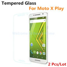 2 Pcs Premium Explosion-proof Tempered Glass Protective Film for Motorola for Moto X Play / X3 Lux Screen Protector, 5.5 inches