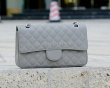Free shipping! desiginers brand bag Genuine Cowhide Leather Caviar Flap Bag with chain women fashion diamond lattice handbags