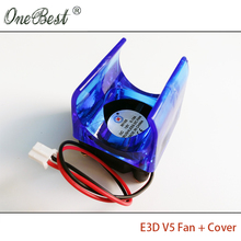 E3D V5 fan cover with 3010 fan 3d printer accessories DIY E3DV5 injection molding radiator cooling