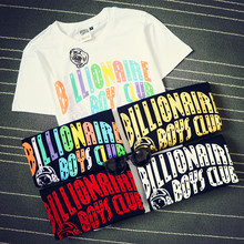 Free Shipping BILLIONAIRE BOYS CLUB T-Shirt BBC T Shirts Men Hip Hop Cotton tshirt O Neck billionaire Tops summer short sleeve