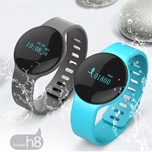 Bluetooth 4 Smart Wristband H8 Sport Bracelet Band with Pedometer Step Calories Count Intelligent Sleep Monitor Call SMS Remind