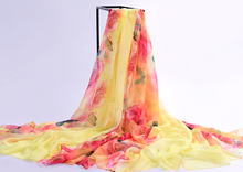 women scarf silk 2016 high-grade brand designer scarf chinese style chiffon shawl silk scarf women gauze veil beach towel-b139