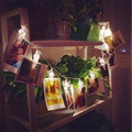 1 5M Mini 10 led clip string lights battery Christmas lights new year party wedding home