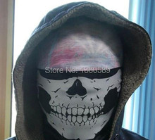 New Halloween Skull Skeleton Outdoor Motorcycle Bicycle Multi function Headwear Hat Scarf Half Face Mask Cap