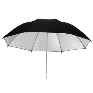 14103TW Meking Photo Studio Flash Set Photography Lighting Umbrella 83cm 33 Silver Black 2 in1 kit