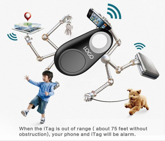 Wireless Bluetooth Tracker Anti lost alarm remote key finder GPS Anti lost alarm for iPhone Samsung