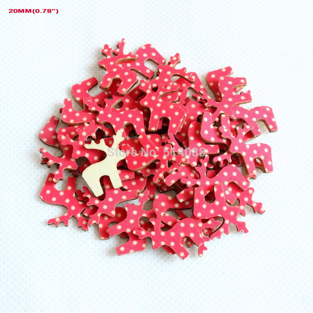 150pcs set 20mm red spotty fabric topper wood back 150pcs set 20mm red spotty fabric topper wood back