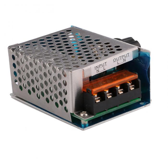 Professional Voltage Regulators 4000W 220V High Power SCR Speed Controller Electronic Voltage Regulator Governor Thermostat HR Professional Voltage Regulators 4000W 220V High Power SCR Speed Controller Electronic Voltage Regulator Governor Thermostat HR