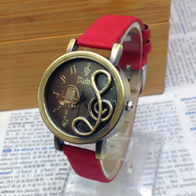 Relogio Feminino Sheet music pattern Quartz Watch women watches fashion Multi color wristwatches relojes mujer 2015