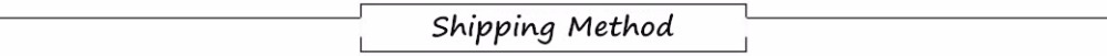 Shipping Method