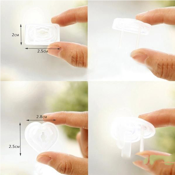 BidBus Baby Transparent Safety Power Supply Socket Protective Cover