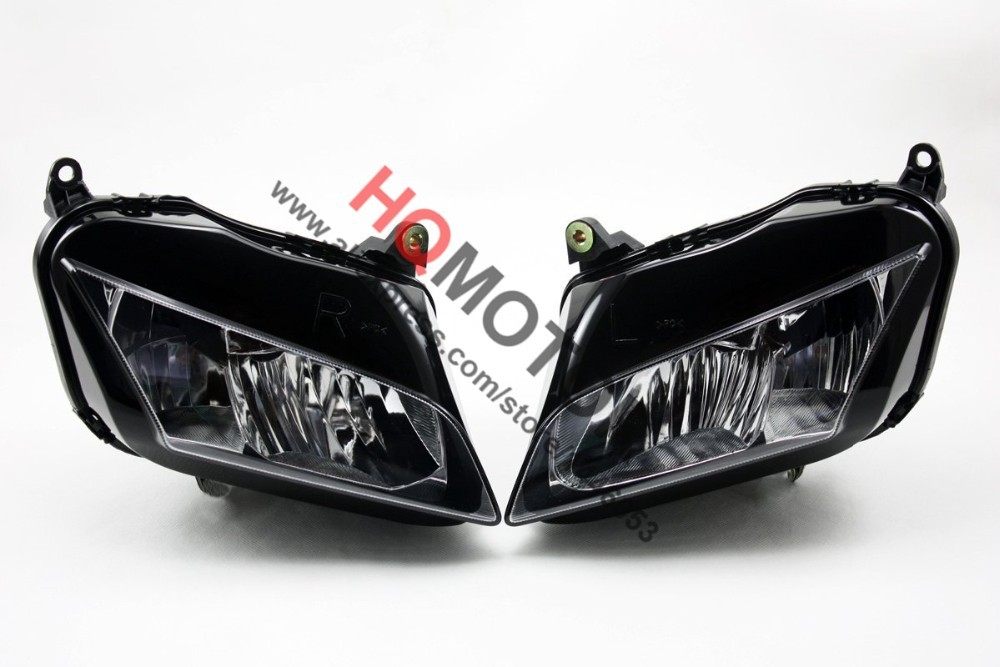 Headlight Lamp Assembly for Hon-da CB-R-600-R-R 2007-2008 C-B-R 600 R-R F-5 07-08 Black (1)