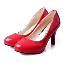 New Fashion Shoes Women Ladies Stiletto High Heels Office Court Synthetic Leather Platform Women Pumps zapatos mujer tacon 2016
