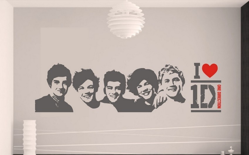 Wholesale One Direction Sticker 1d Poster Bedroom Living Room