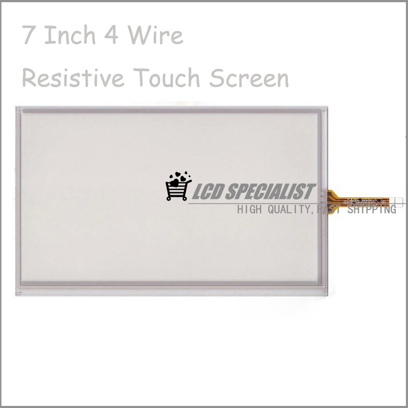 5pcs/lot 7 Inch 4 Wire Resistive Touch Screen Panel Digitizer Glass Sensor For Hannstar HSD070IDW1 Repartment