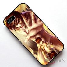 For iphone 4/4s 5/5s 5c SE 6/6s plus ipod touch 4/5/6 back skins mobile cellphone cases cover Attack on Titan 2 Eren Jaege