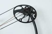 Left handed Black Hunting compound bow and arrow set Draw weight 15 70Lb adjustable Archery CNC