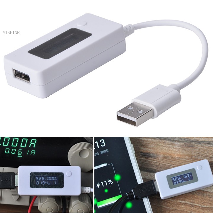 2015 New LCD USB Mini Voltage and Current Detector Mobile Power USB Charger Tester Meter HOT