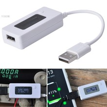 2015 nuevo Mini voltaje LCD USB y Detector de corriente energía móvil del USB cargador Tester Meter caliente 35