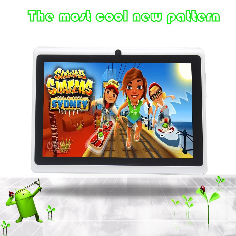 Suitable for promotion 7inch android tablets pc for kids and babys tab 1G 16G becutiful pattern wifi otg dual camera white color Suitable for promotion 7inch android tablets pc for kids and babys tab 1G 16G becutiful pattern wifi otg dual camera white color