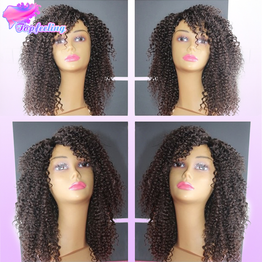 7A Best Human Hair Wigs Peruvian Kinky Curly Full Lace Human Hair Wigs Black Women Glueless Afro Kinky Curly Hair Lace Front Wig