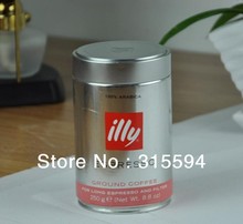 Free shipping ILLY coffee Powder Medium Roast 250g red can Certified Goods
