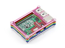 Raspberry Pi Model 2 B Broadcom BCM2836 1G RAM 6 Times Faster Than The Raspberry PI Model B+ Speed With Rainbow Case