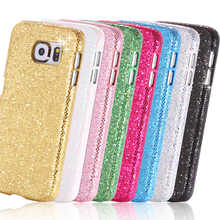 S6 Glitter Fashion Candy Hard Bling Back Case For Samsung Galaxy S6 G9200 Ultra Thin Luxury Mobile Phone Accessories Cover Gold
