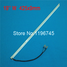 19inch wide 425mm*9mm CCFL Backlight Lamps with Frame/holder for LCD Monitor Screen Panel Assembly Double lamps 2pcs