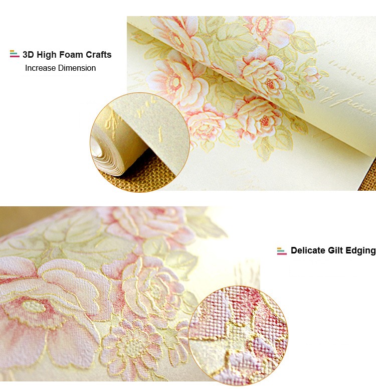 American Rustic Wallpaper For Walls Blue Beige 3D Floral Wall Paper Roll Home Decor Bedroom Letters Papier Peint American Rustic Wallpaper For Walls Blue Beige 3D Floral Wall Paper Roll Home Decor Bedroom Letters Papier Peint