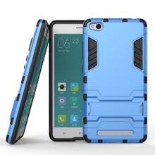 For XiaoMi RedMi 3 Cool 2 In 1 PC+TPU Hard Stand Holder Case For Xiaomi Red Rice 3 Covers Cases Mobile Phone Accessories