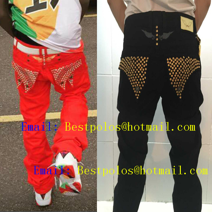 2015 New White Robin Jeans for Men & Women Pants Lady Skinny Jeans Fashion Casual Denim Jeans