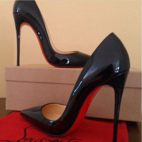black heels red underneath