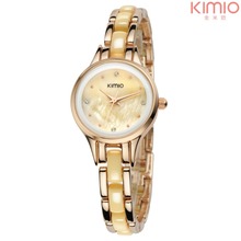 Kimio Brand Diamond Hours clock female Ladies full steel Silver Dress Women girl Quartz Watches Bracelet