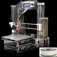 2016 LCD DIY Reprap Prusa i3 3d Metal Printer 200*200*210mm 3d-Printer 3d Printer Kit With 20M Filament 8GB SD Card For Free