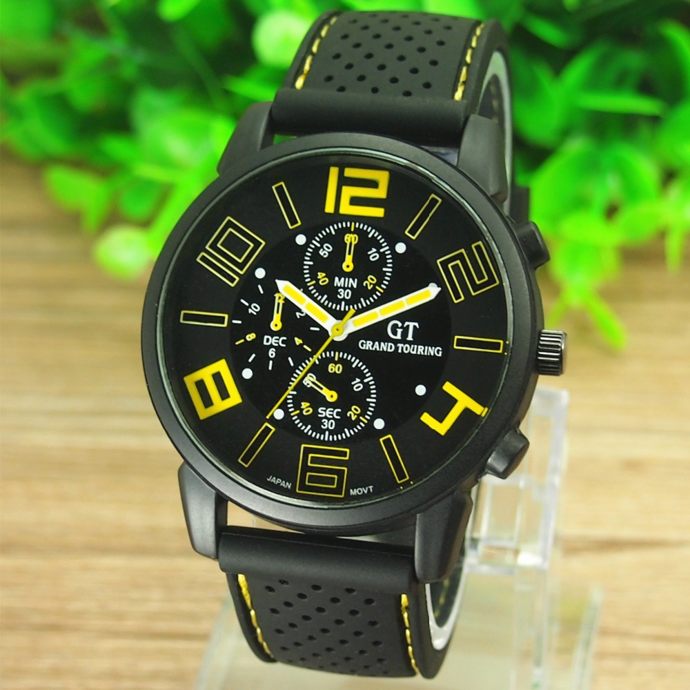 2014 The new concept design watches men luxury brand GT Racing Form men watch wristwatches