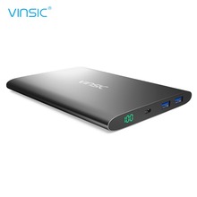Aliexpress’ # 1 продажи зарядки бренда VINSIC чужеродных серии 20000 мАч зарядное устройство Dual USB внешнее зарядное устройство универсальный