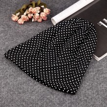 Hat female winter turban lovely cap pile pocket spring and autumn 3color 1pcs brand new arrive