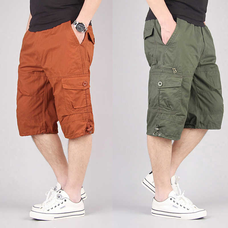 calf length cargo shorts