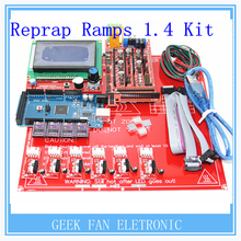 Reprap Ramps 1.4 kit + Mega 2560 + Heatbed mk2b + 12864 LCD Controller + DRV8825 + Mechanical Endstop+ Cables For 3D Printer