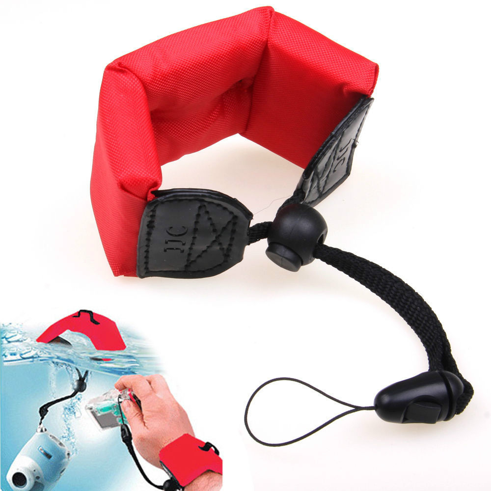 Red Floating Foam Camera Hand Wrist Strap for Nikon Coolpix AW100