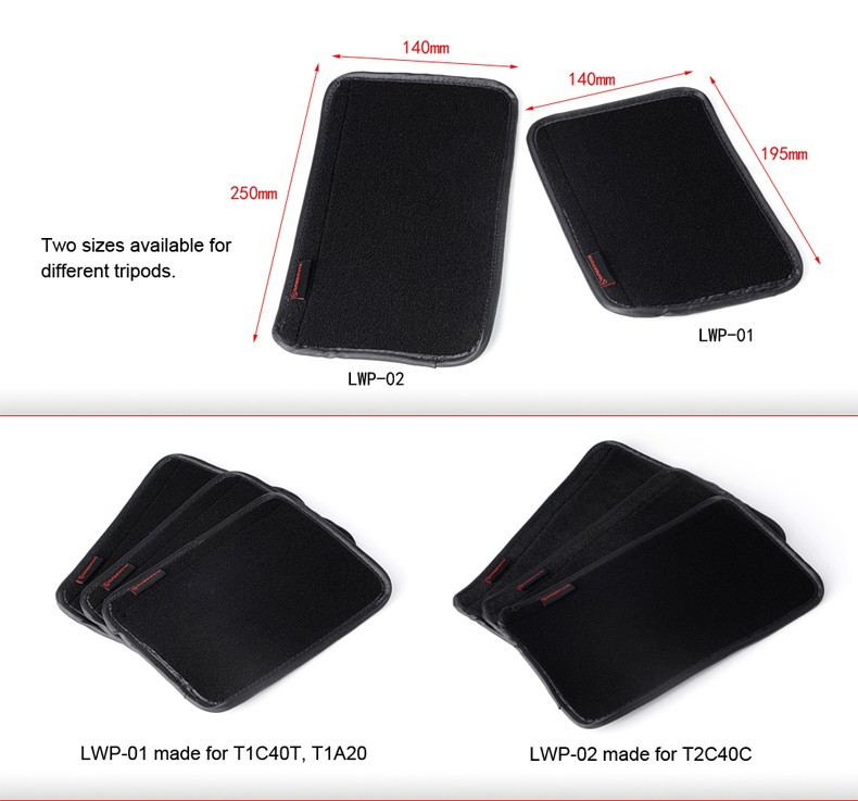 SUNWAYFOTO LWP Professional Tripod Accessories Neoprene Leg Warmer Grip