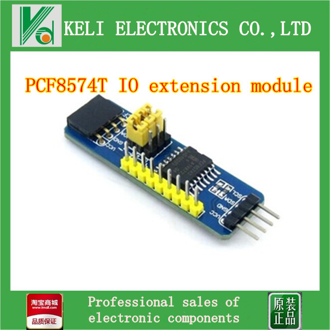 Free shipping 3pcs/lot WaveShare PCF8574T PCF8574 module IO extension module I/O extension module