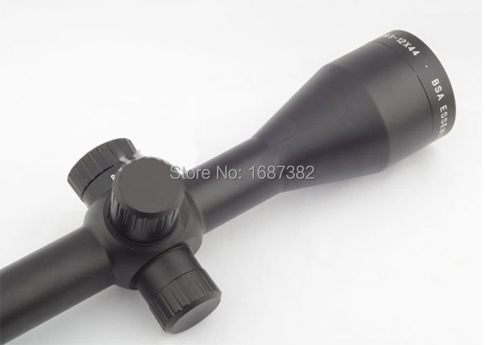 Tactical Hunting Shooting BSA 6 24x50 RGB Glass Etched Mil dot Essential Airsolft Rifle Scope