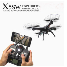 The Newest Syma X5SW Wifi FPV 2.4Ghz 4CH RC Quadcopter Drone Profissional with 2MP HD Camera RTF Real Time RC Helicopter Toys