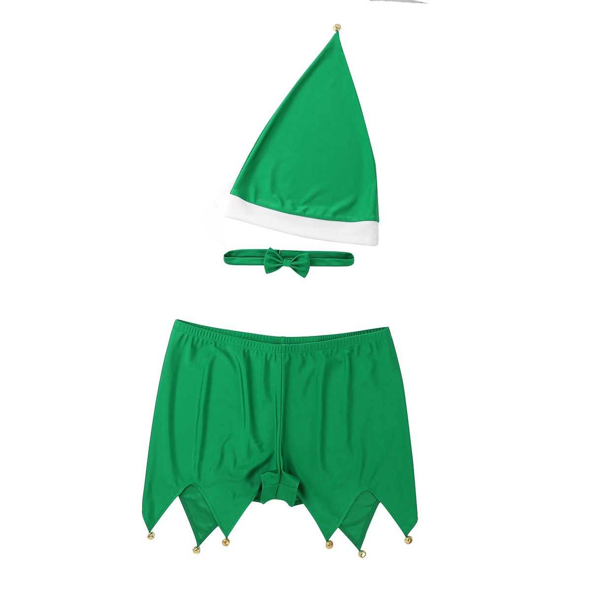 Mens Christmas Shorts /& Hat Costume