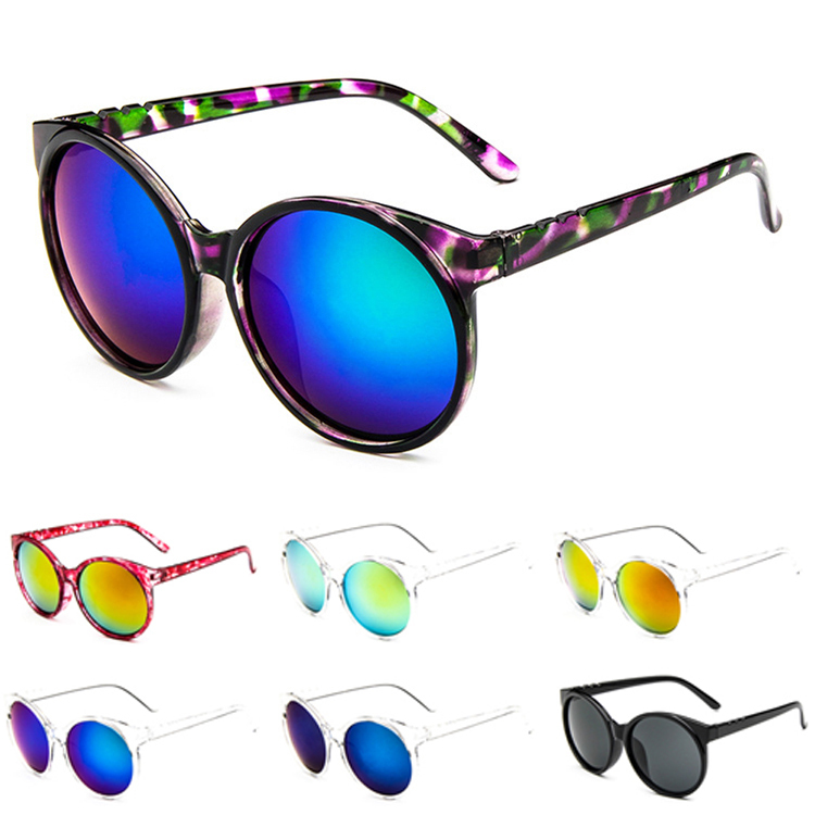 Summer Style Retro Fashionable And Charming Woman Round Shaped Polarized Sunglasses 11 Colors For Sales GS
