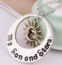 2015 Movie Jewelry New Fashion moon of my life Sun Star necklace Song Of Ice And