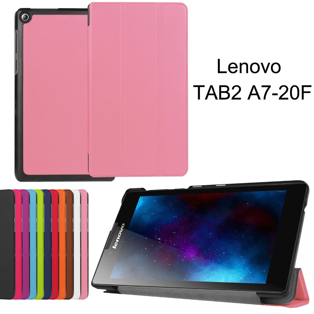  Lenovo Tab 2 Tab2 A7 A7-20F A7 20 A7-10f 10 Tablet   Tri-fold PU       