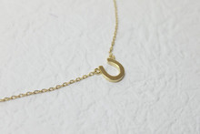 2015 Gold Silver Fashion Jewlery Mother s Day Gift Stainless Steel Tiny Horseshoe Charm Necklace for